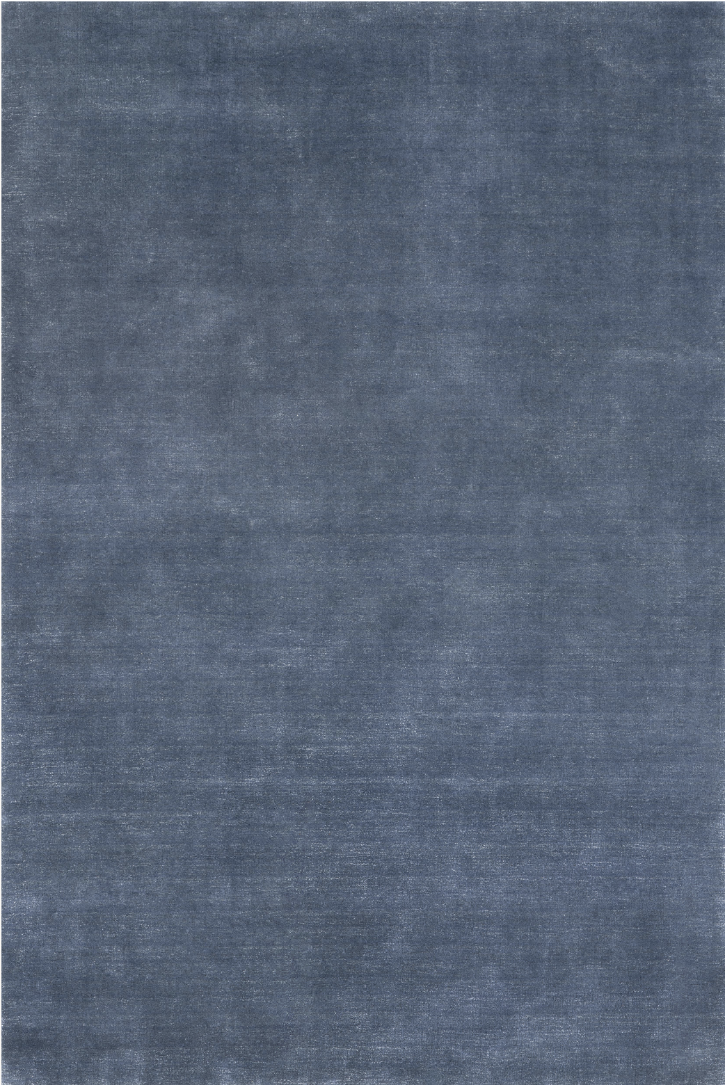 Tapis de laine moucheté - Denim