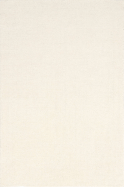 Tapis de laine moucheté - Albâtre