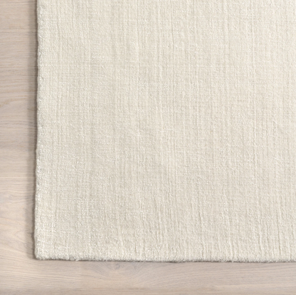 Tapis de laine moucheté - Albâtre