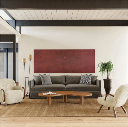 Tapis de laine moucheté - Blé