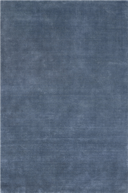 Tapis de laine moucheté - Denim