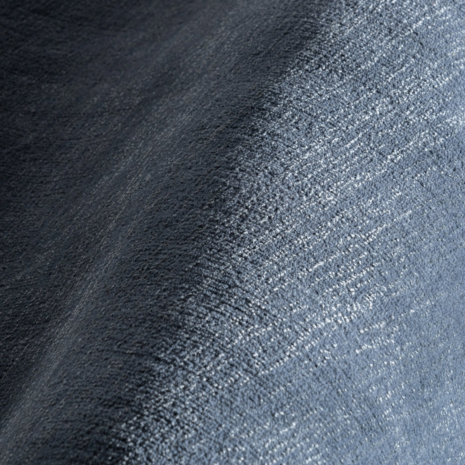 Tapis de laine moucheté - Denim