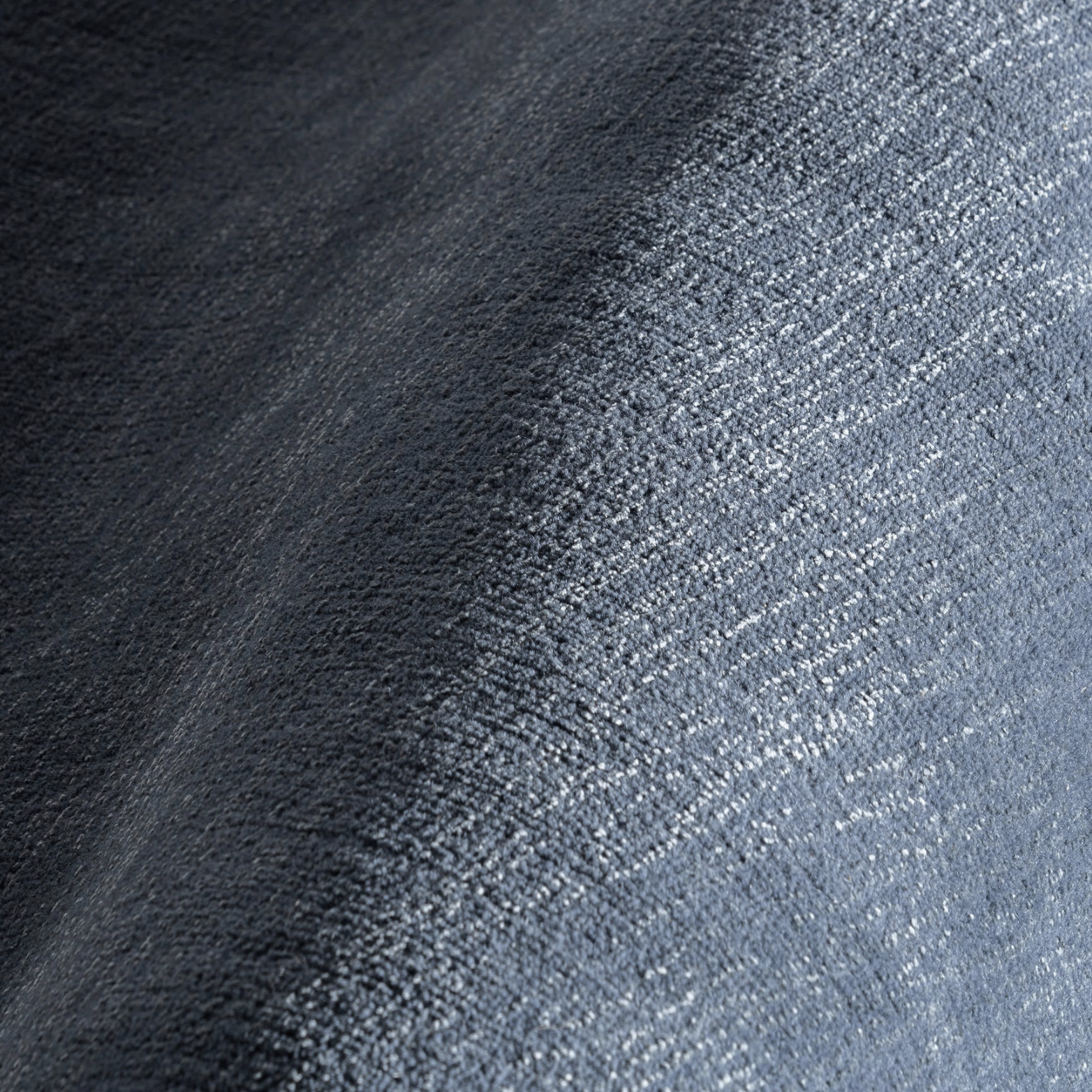 Tapis de laine moucheté - Denim