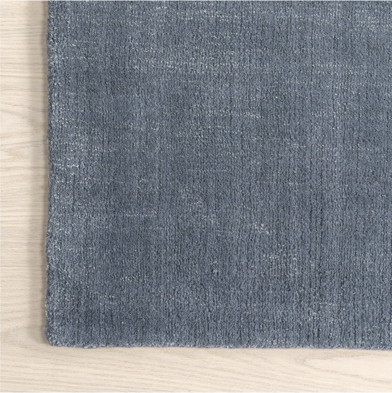 Tapis de laine moucheté - Denim