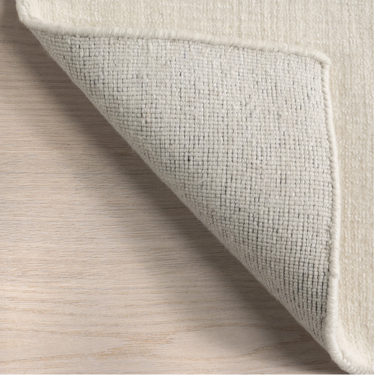 Tapis de laine moucheté - Albâtre