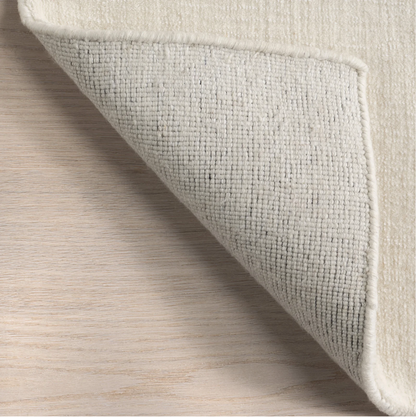 Tapis de laine moucheté - Albâtre